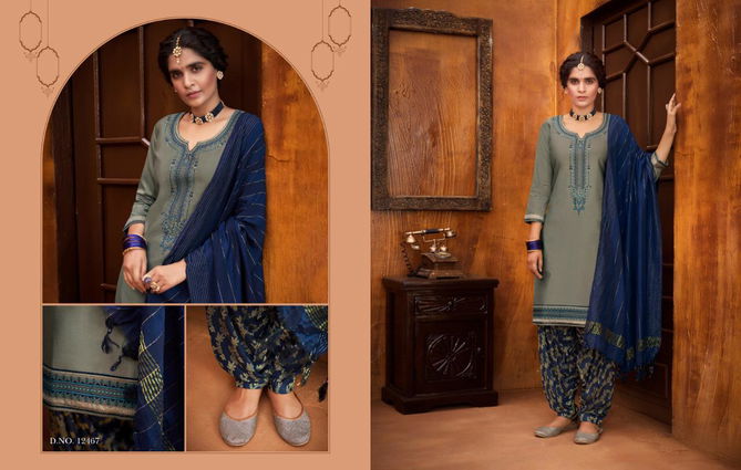 Kalaroop Rivaaz By Patiyala 6 Latest Readymade Embroidery Work Punjabi Patiyala Suits